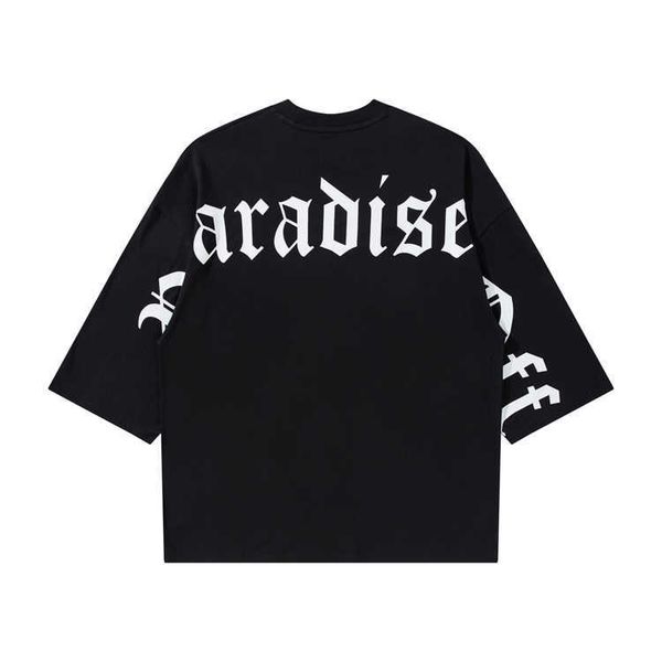 

printed wholesale screen tshirt oversized boxy drop shoulder t shirts, White;black