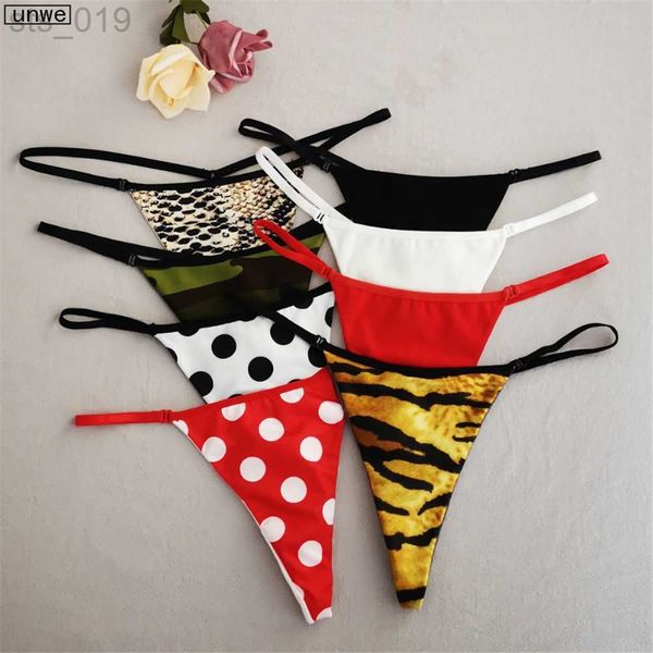 

briefs panties polka dots women g string panties cotton underwear double side low-rise ladies thongs lingerie s-xl j230530, Red;black