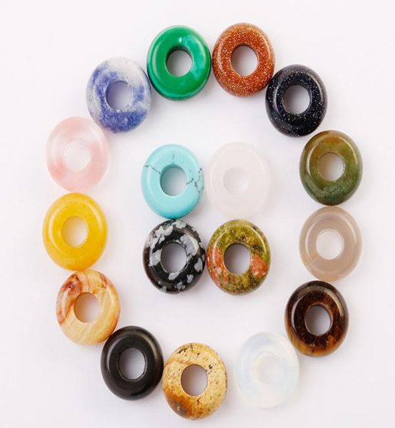 

whole 50pcslot selling gemstone jewelry large hole count beads 10mm 4mm necklace pendants factory direct f3942034, Silver