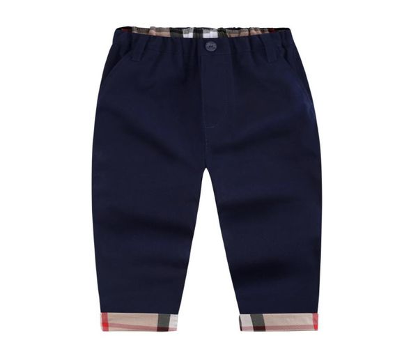 

fashion trend spring children boys brand plaid pants casual autumn infant kids clothing newborn baby sports trousers 2398954, Blue