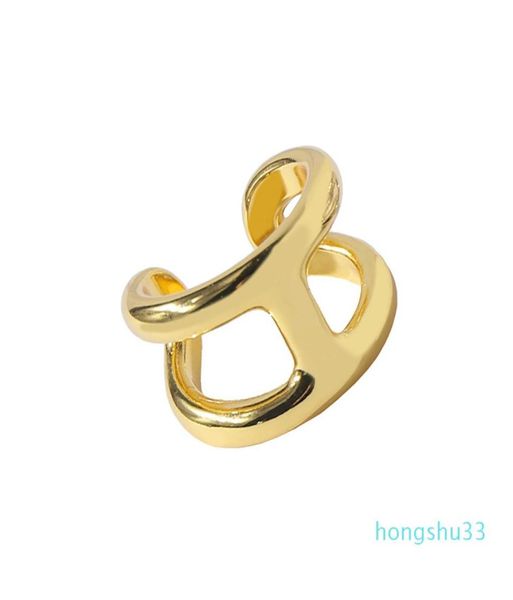

2021 new titanium stainless steel love rings for women men jewelry couples simple h letter open rings bague7809398, Silver