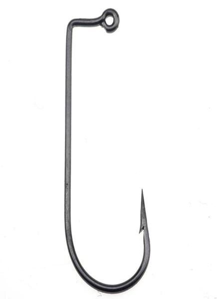 

rompin 100pcslot aberdeen offset jig fishing hook high carbon steel 90 degree shank bent saltwater jig hooks size 6407054856