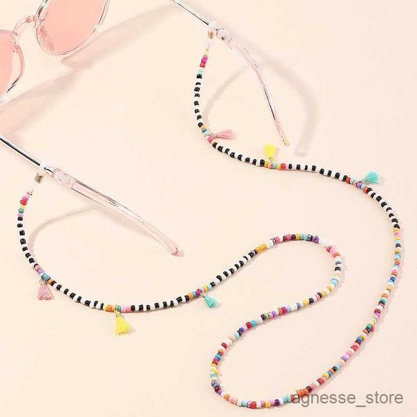 

eyeglasses chains fashion women men glasses chain colored beaded eyeglass lanyard anti slip sunglasses strap spectacles cord accessories r23