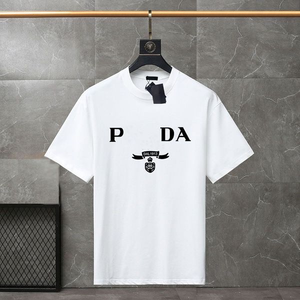 

designer t shirt men's plus tees & polos round t-shirt plus size neck embroidered and printed polar style summer wear with street pure, Black;brown