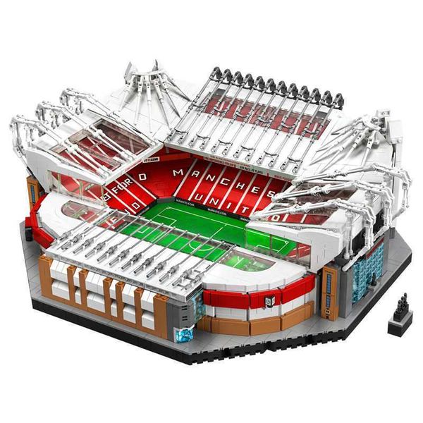 

model building kits 3898 pcs old trafford manchester blocks bricks football field stadium christmas birthday toy gift compatible 10272 23053