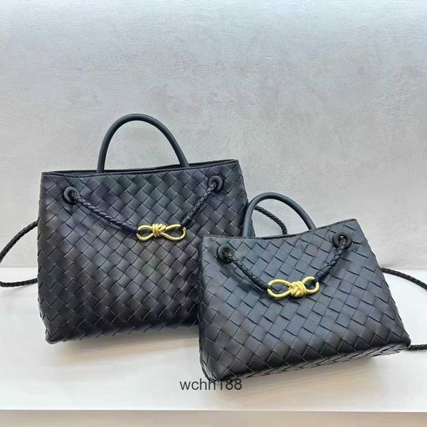 

2023 designer bag bags bottegas evening girl andiamo tote cassettes design woven 23 high capacity tote leather casual portable one shoulder