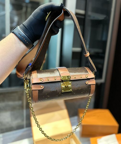 

papillon trunk handbag luxurys designers bags paris summer flowers embossing pillow handbags clutch shoulder bag crossbody weekender bag m57