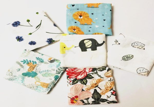 

newborn square scarf organic cotton baby blanket muslin swaddle wrap feeding burpy towel scraf bibs muslin big diaper1249563