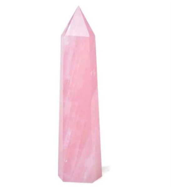 

pointed wand natural rose quartz crystal healing gemstone figurine 1 psc279r1881841