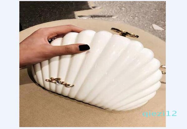 

fashion women evening bag black white pearl shell handbag lady christmas gift pearls wristband bags clutch wallet6931890