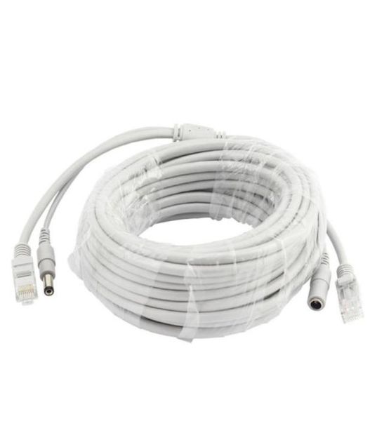 

security cctv ip camera network power cable rj45 ethernet port 2 in 1 10m 20m line7565675