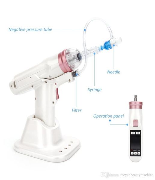

hydrolifting gun korea mesotherapy ez negative pressure meso gun mesotherapy hydrolifting water injector beauty device2279807, Black;white