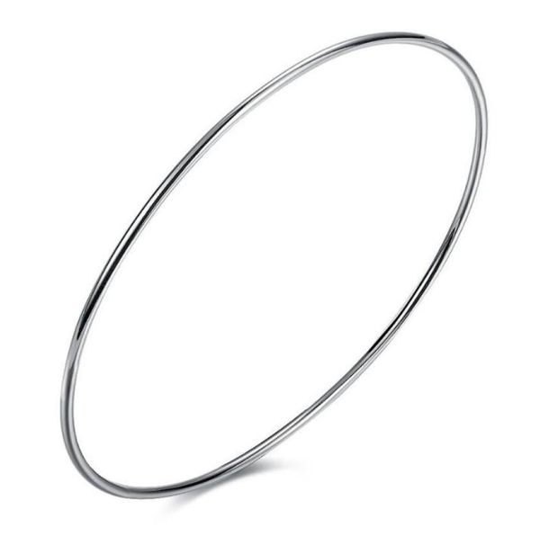 

luckyshine 6pcs holiday gift bright shine pure 925 sterling silver open adjustable bracelets bangles russia bangles7700957, Black