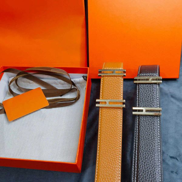 

luxury designer belts for women cowhide belt mens gold silver bucket fashion genuine leather h waistband cintura ceintures 235302d 4pwc, Black;green