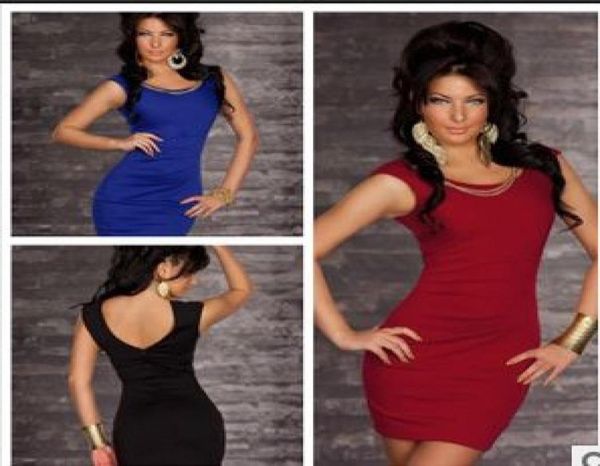 

red black blue polyester fiber lingerie size m xl xxl women none sleeves clubwear dress mini dress9931389
