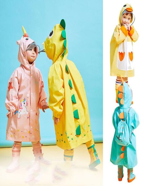 

coat children raincoat boys and girls child cloak poncho waterproof rain gear pupil size kid kindergarten2953723, Blue;gray