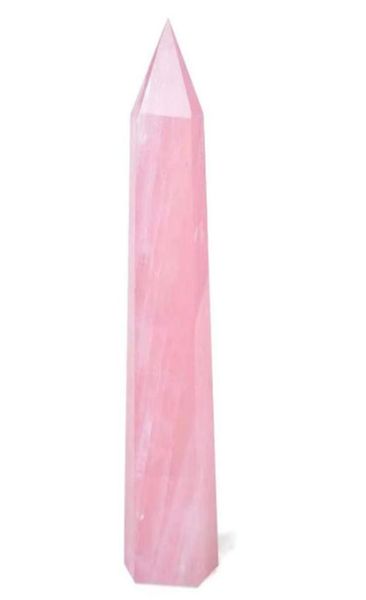 

pointed wand natural rose quartz crystal healing gemstone figurine 1 psc279r5864485