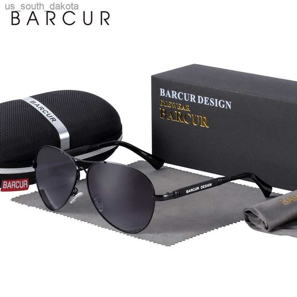 

sunglasses barcur memery pilot sunglasses polarized men sun glasses for women eyewear uv400 mirror oculos de sol l230523, White;black