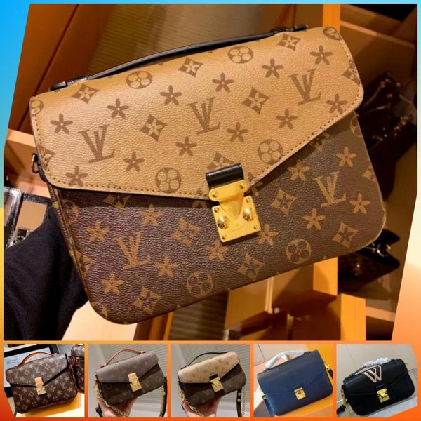 

10a genuine leather pochette metis designer tote bag luxurys the large totes bags purses designer woman handbag women book beach saddle fash