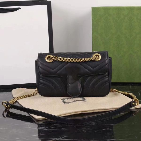 

purses designer woman handbag shoulder bag luxury black crossbody elegant fashion pochette gold chain clutches bags