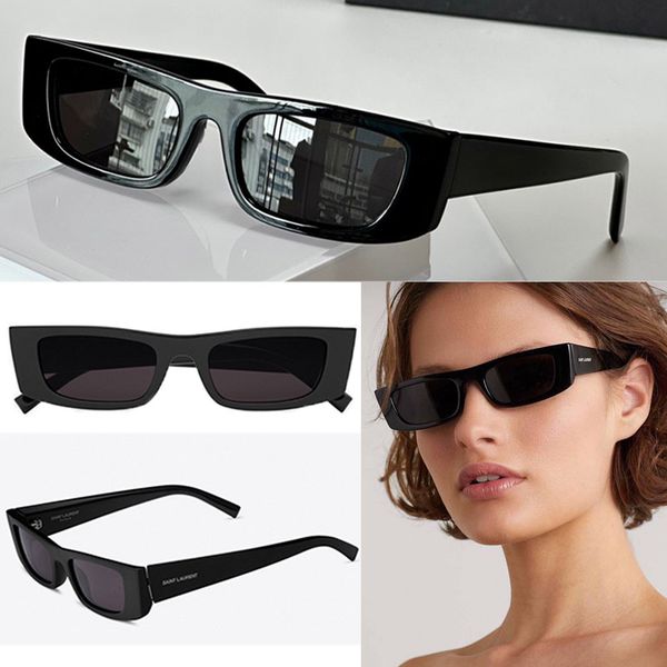 

designer cat eye sunglasses sl553 womens small frame square sunglasses acetate fiber frame casual dating driving shades, White;black