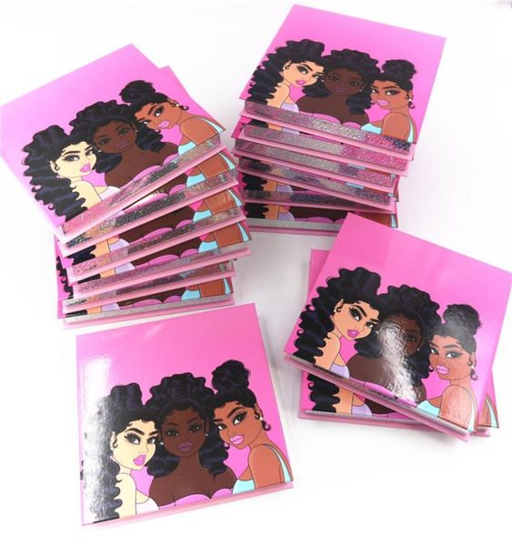 

lashes fashion book set packing with 3 pairs eyelashes tweezers dramatic case custom logo box lashes vendor4498108
