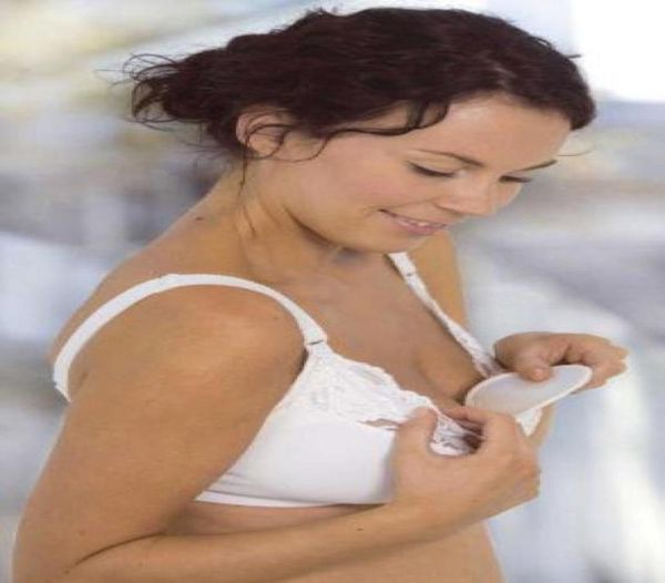 

50 pcs 25 pairs bamboo reusable breast pads nursing waterproof organic plain washable pad48005713808995, White