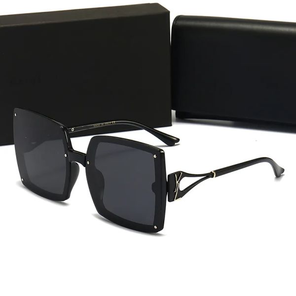 

designer sunglasses classic eyeglasses goggle outdoor beach sun yves saint laurent glasses for man woman square frame side letter ysl, White;black