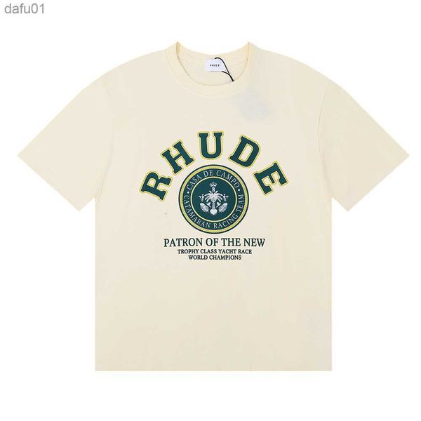 

men's t-shirts rhude t-shirt summer designer t shirt men t shirts luxury letter print shirt mens women clothing short sleeved s-xxl l2, White;black