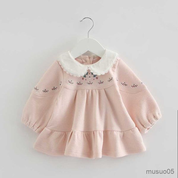 

girl's dresses girls dress pan collar baby girls clothes kids dresses for girl birthday party dress children lantern sleeve clothing, Red;yellow