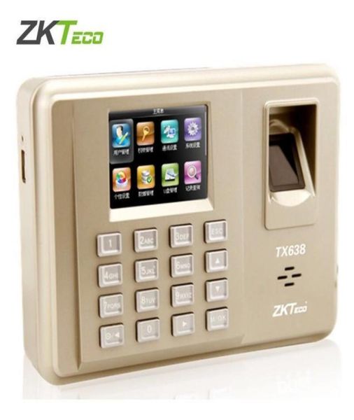 

zkteco tx638 tcpip wifi 125khz em card fingerprint time attendance fingerprint time clock employee attendance terminal9110581