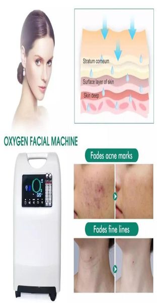 

beauty spa whitening skin rejuvenation hyperbaric oxygen jet therapy facial machine for skin care treatment4756614, Black;white
