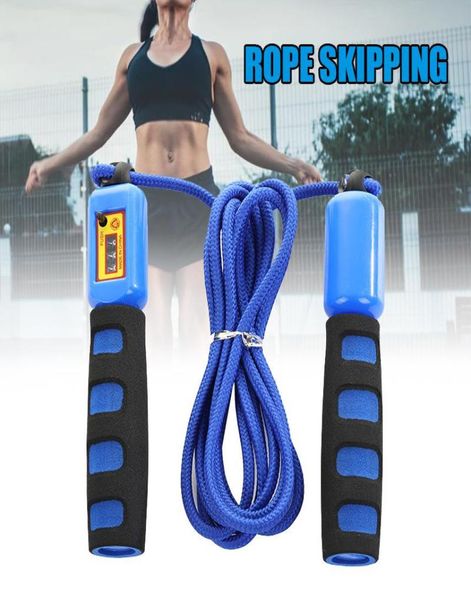 

jump ropes rope with counter adjustable skipping anti winding wear resistant workout for indoor and outdoor exercise2594017
