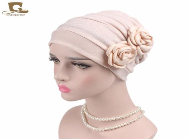 

fashion hat female spring and summer thin lace headscarf hat breathable head cap month pile heap chemotherapy cap cool6338306, Blue;gray