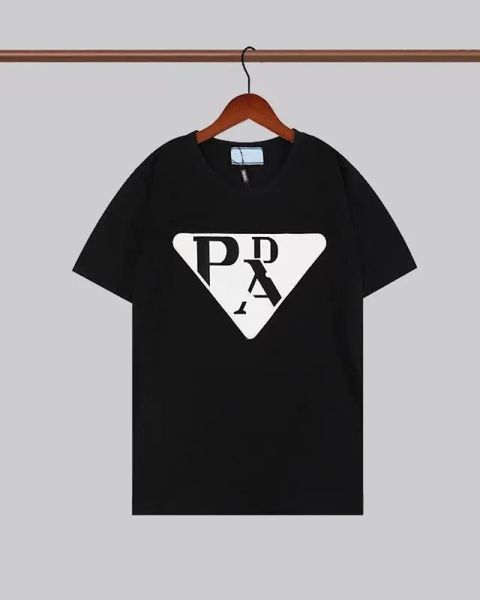 

mens t shirts designer pra t shirt men shirt summer shirts cotton short-sleeved casual round-neck letter-printed t-shirt street fashion love, White;black