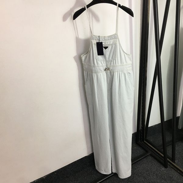 

latest denim rompers womens jeans pants big pocket designer ladies trousers personality elastic waist trousers romper, Black