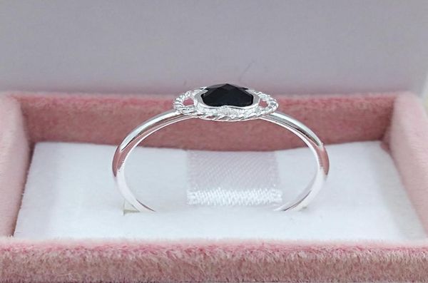 

charms jewelry making black boho style 925 sterling silver bear gothic promise rings for women men girl finger sets bridal wed9959449