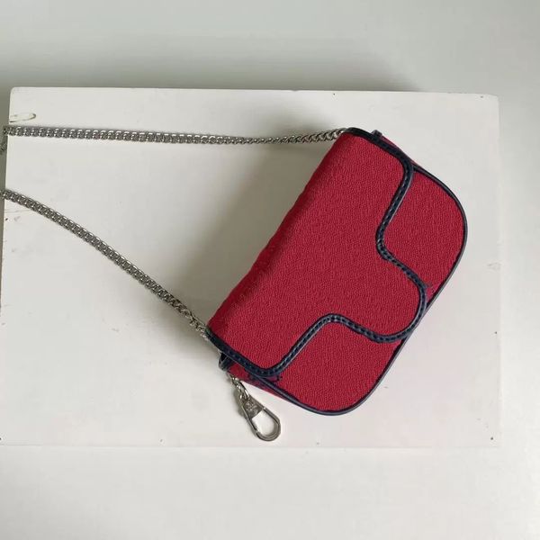 

2023 luxurys designers bags marmont gold chain crossbody bag 443497 handbags handbag soft genuine leather women shoulder bags, Black;red