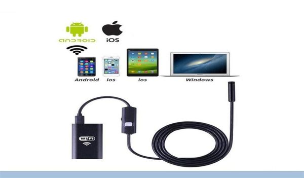

wifi endoscopyeletryc wifi endoscope 720p hd with 8mm lens 6 led waterproof inspection camera borescope camera ios android snake f9811711