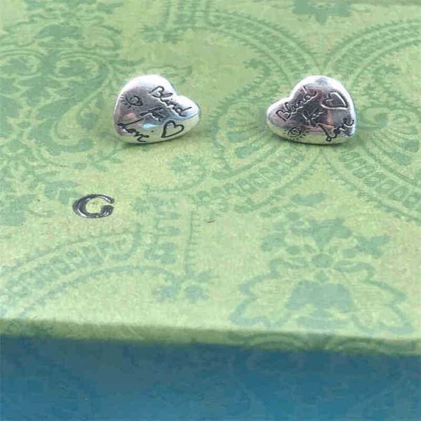 

designer jewelry bracelet necklace ring ancient classic blind for fearless love net red temperament female needle earrings, Golden