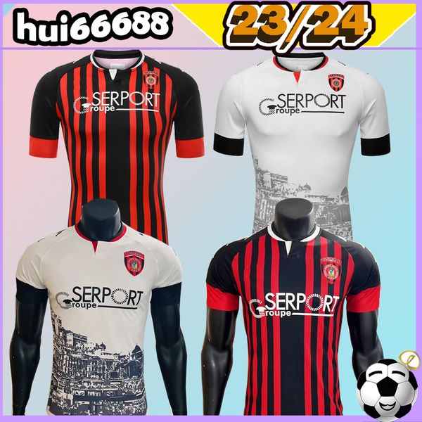 

23/24 usm alger union soccer jerseys 2023 2024 player version home away algeria 2023 2024 ligue 1 algerienne men player football shirt, Black;yellow