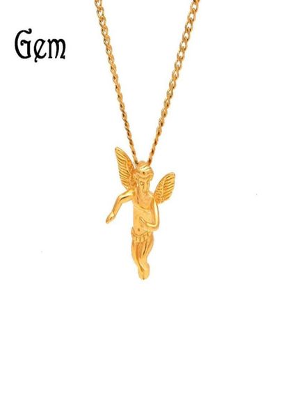 

hip hop men039s high grade stainless steel angel pendant249i7249978, Silver