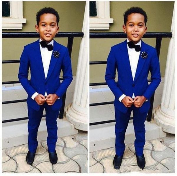 

royal blue boy formal suits dinner tuxedos little boy groomsmen kids children for wedding party prom suit formal wear jacketspan7047850, Black