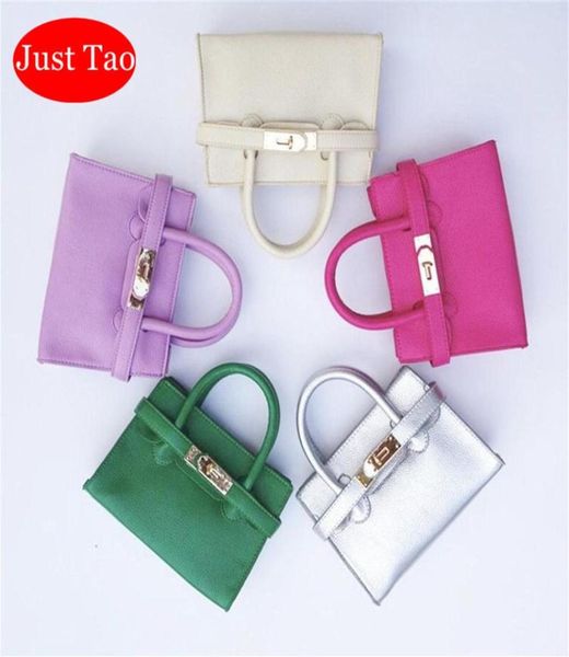 

just tao fashion handbags for little baby girls kids mini bb totes childrens fashion brand purse girls mini coin wallets jt0021242310525, Black