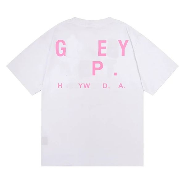 

2023 galleryse mens designer t shirt for men designer fashion letter simple crewneck print short sleeves for men and women cottons european, White;black