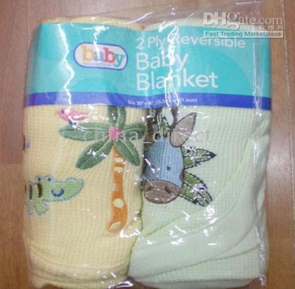

baby receiving blankets baby blanket 2pcs each bag 11bagslot new8330307