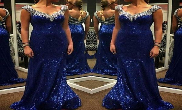 

2016 prom dresses with cap sleeves v neck mermaid crystals evening gowns sheer sequined custom made long prom gown for party9588201, Black;red