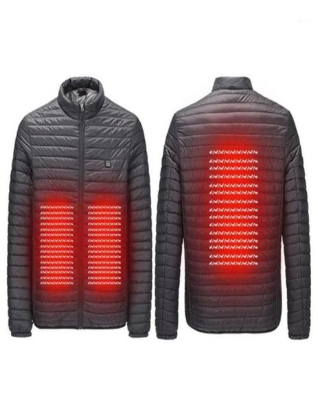

outdoor tshirts electric usb heated vest men waistcoat woman coat thermal softshell jacket heating13836052, Gray;blue