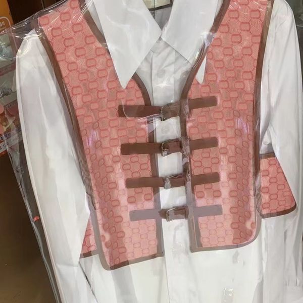 

women's vests jacquard letters knight vests for women sleeveless jackets fashion designers vest coats c920, Black;white