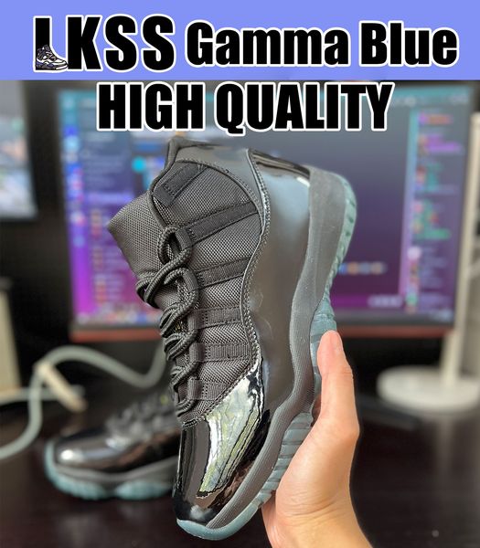 

lkss gamma blue jumpman 11 11s shoes og mens basketball sneaker sports sneakers
